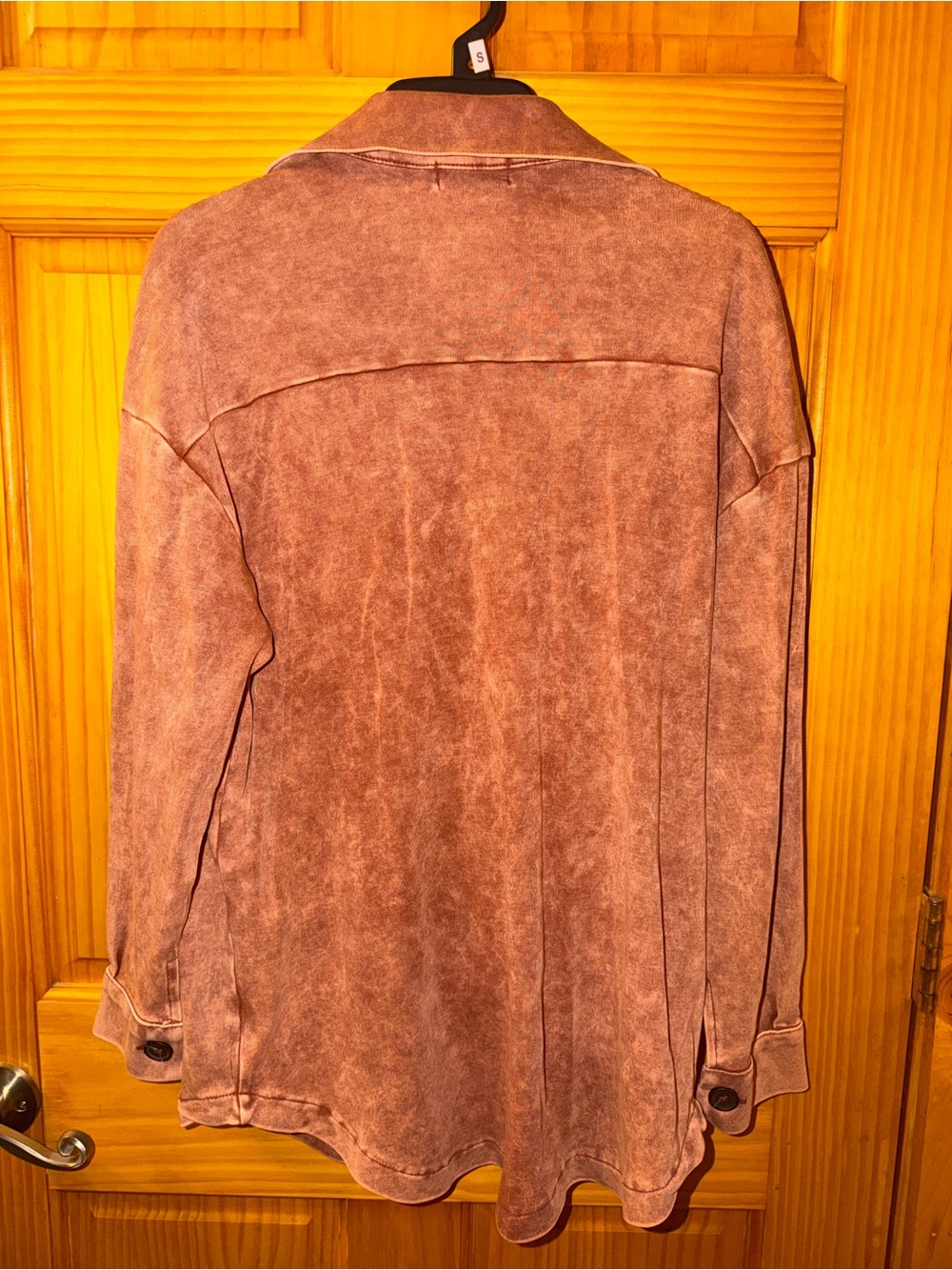 Rust Zenana Shacket - Picture 4 of 4